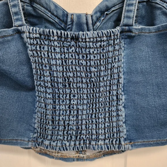 No Boundaries Denim Blue Corset - Picture 6 of 11